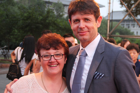 Tania Lukic-Marx (Australia) and Zoran Rakic (Bosnia)