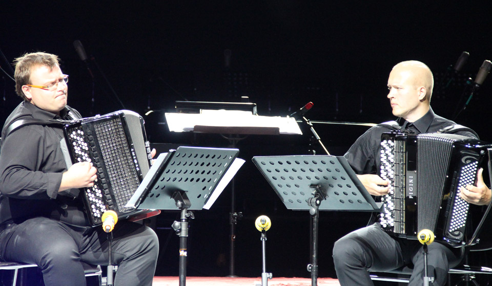 "Harmonium Duo" of Hubert Giziewski and Rafal Grzaka (Poland)