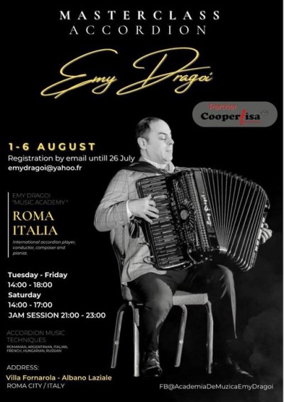 Emy Dragoi Accordion Masterclass poster