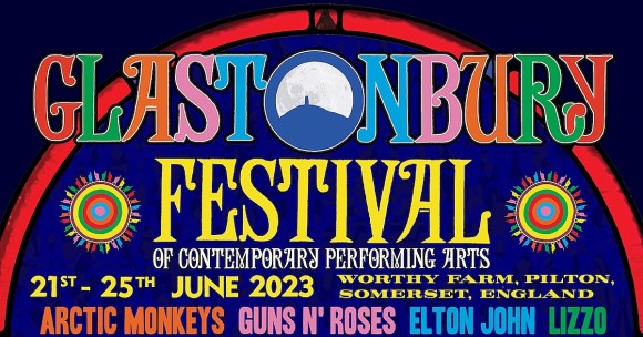 Glastonbury poster