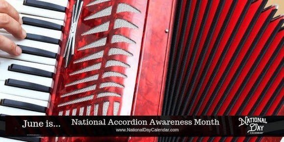 June is National Accordion Awareness poster