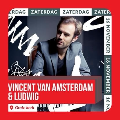 Vincent van Amsterdam concert poster