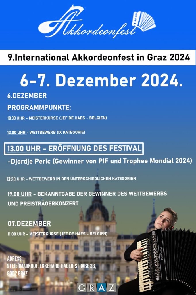 Akkordeonfest Graz Poster