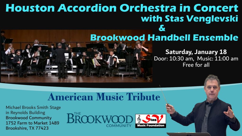 Houston Accordion Orchestra January 2025 concert