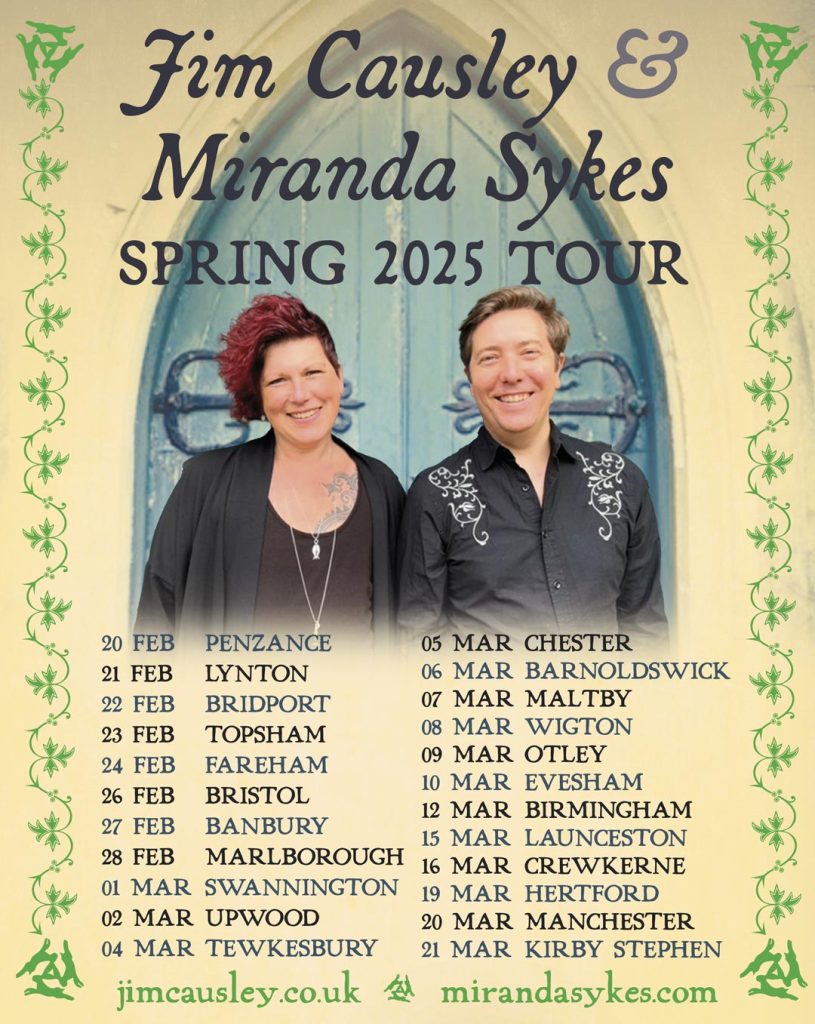 Jim Causley & Miranda Sykes Spring 2025 Tour