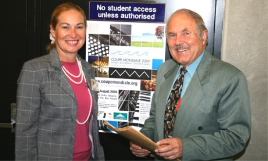  NZAA Secretary Heather Masefield and Wallace Liggett