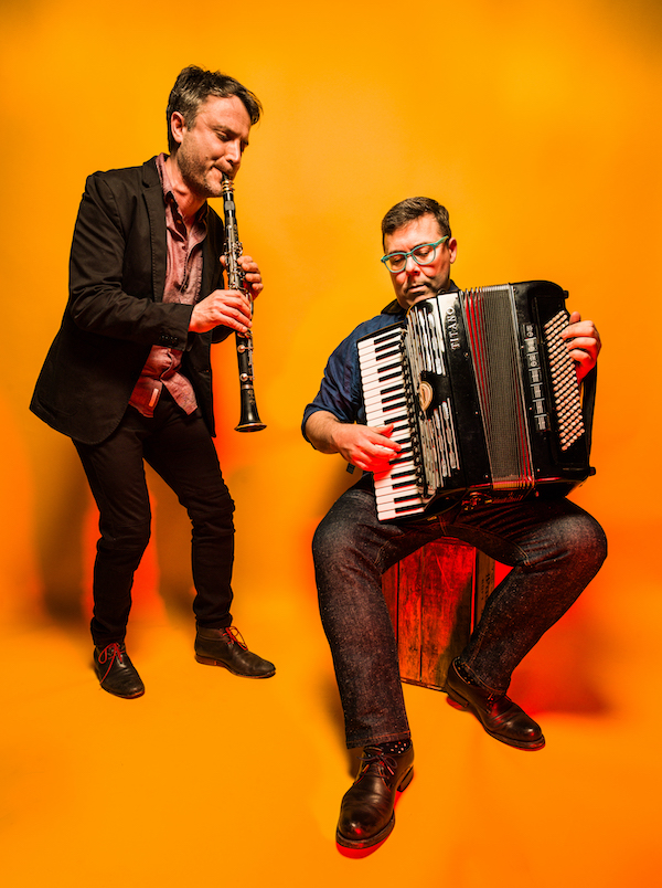  Sam Sadigursky (clarinet) and Nathan Koci (accordion)
