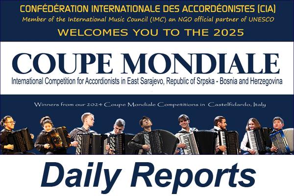 2025 Coupe Mondiale Daily Reports