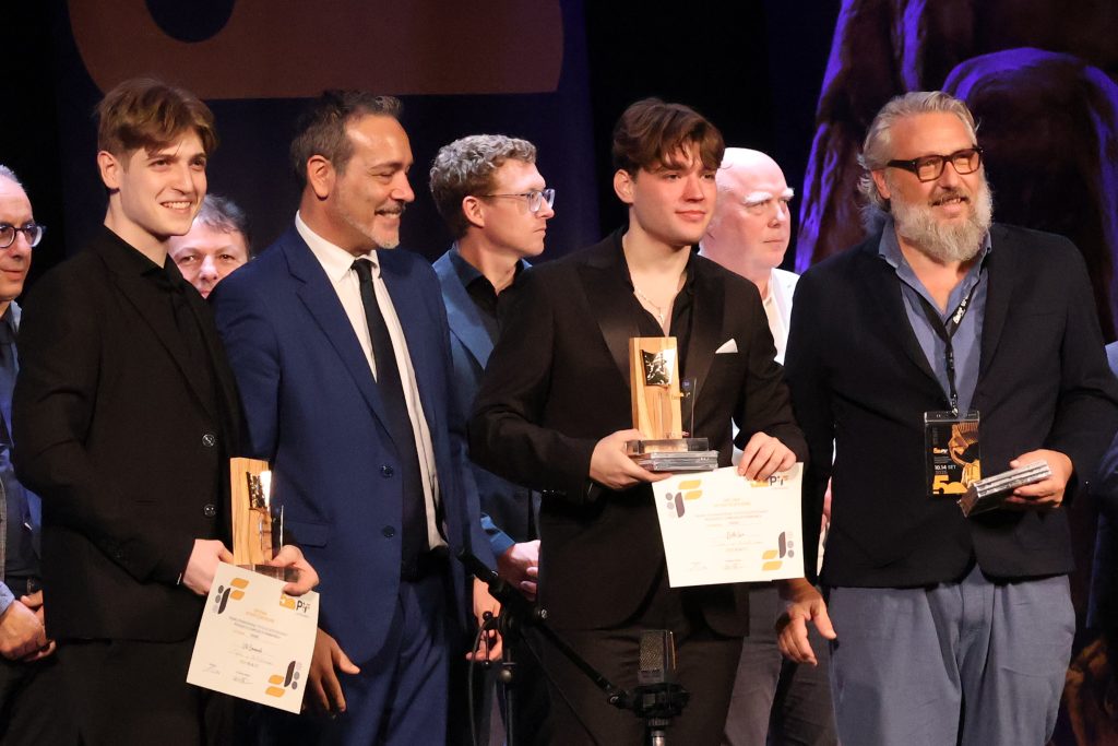 1st= winner Emmanuele Viti, Mayor, 1st= winner Luca Bello