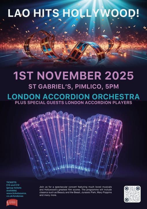 London Accordion Orchestra Hits Hollywood - UK - Accordions Worldwide
