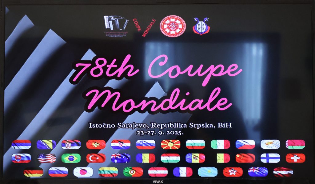 78th Coupe Mondiale 2025 TV screen