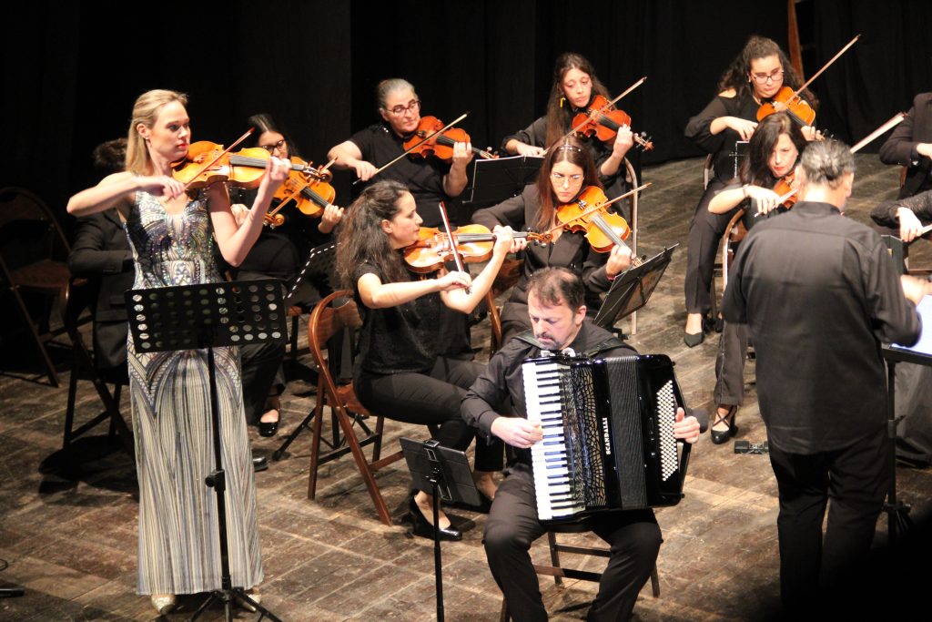 Mari Poll (violin), Mirco Patarini, Musici Lirienses string orchestra