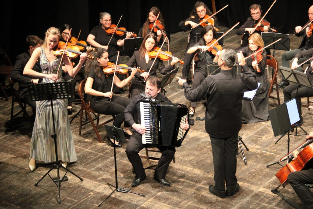 Mari Poll (violin), Mirco Patarini, Musici Lirienses string orchestra