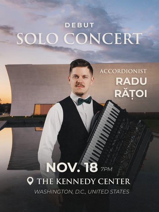 Radu Ratoi Debut Solo Concert at Kennedy Centre - USA - Accordions ...
