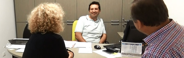 During the interview with Giampiero Giustozzi Accordions/Castelfidardo/Italy
with Holda Paoletti-Kampl and Harley Jones