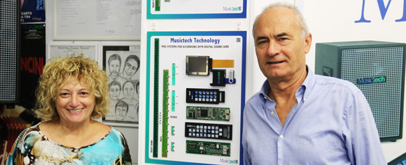 Maria Rita Bartomeoli and Claudio Sabbattini