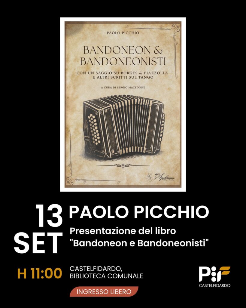 “Bandoneon e Bandoneonisti” book by Paolo Picchio