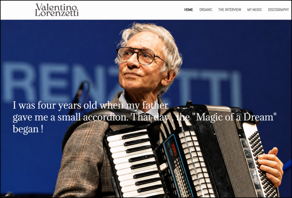 Valentino Lorenzetti website